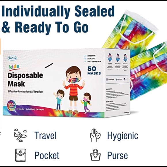 Kids face mask with a coil wristband. - Picture 6 of 6